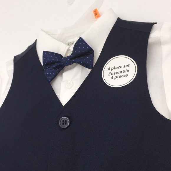 Infant Boys 4 Piece Formal Suit Size 12-18 Months - Picture 4 of 14